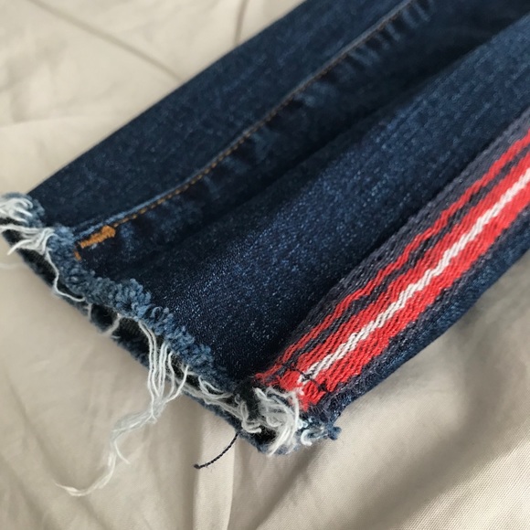 Zara Striped Skinny Jeans - Picture 4 of 4